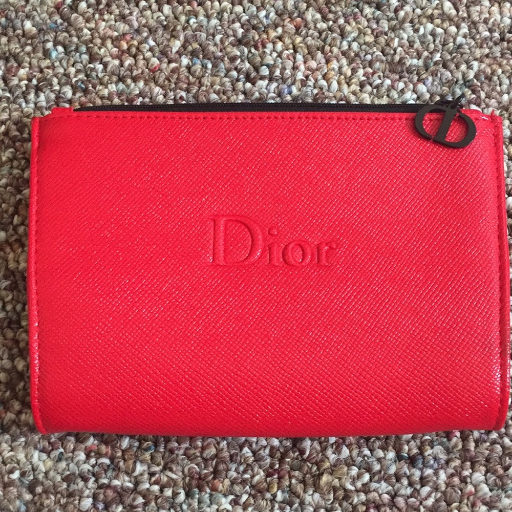 Dior cosmetics bag